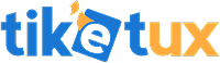 Tiketux White Logo